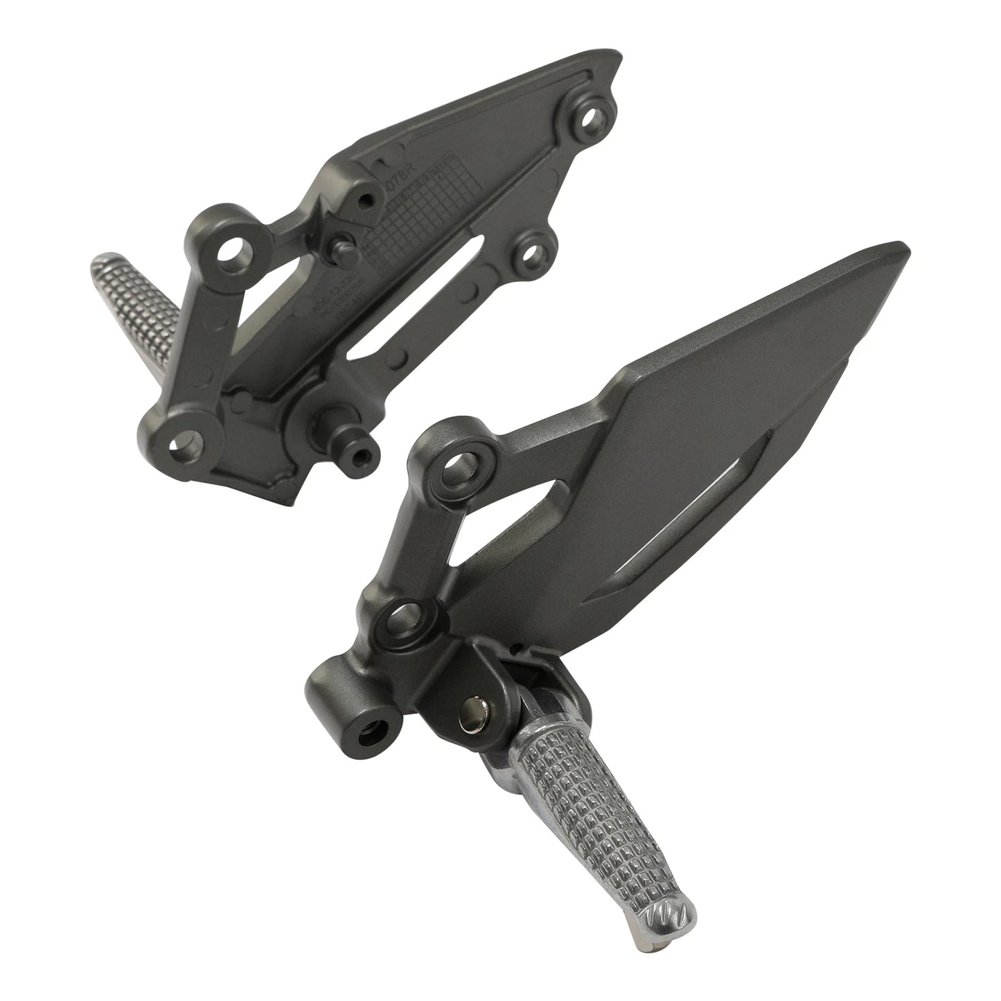 Driver & Passenger Footpegs Footrests Bracket for Kawasaki Ninja 300 (2013-2017)
