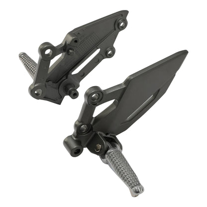 Driver & Passenger Footpegs Footrests Bracket for Kawasaki Ninja 300 (2013-2017)
