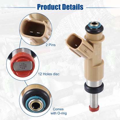 6 x Fuel Injector Nozzles for Toyota 4Runner (2010-2019) V6 4.0L