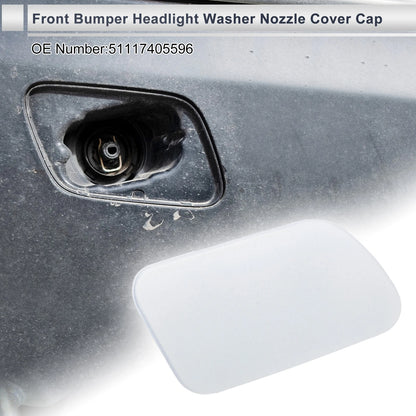 Bumper Headlight Washer Nozzle Cover Cap for BMW 740i (1993-2001)