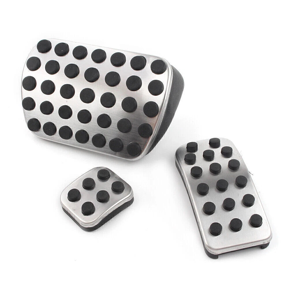 3 x No Drill Gas Brake Pedals for Mercedes V-Class Metris Viano Vito (2014-2023)