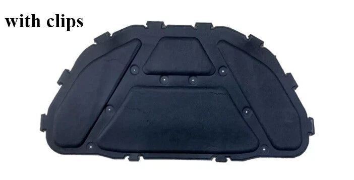 Black Engine Hood Insulation Pad Heat Shield for BMW X1 (2016–2022)
