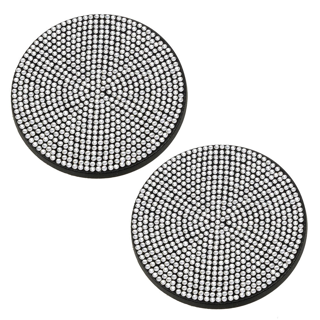 Bling Car Cup Holder Coaster Mats for Universal Auto Interior Accessories