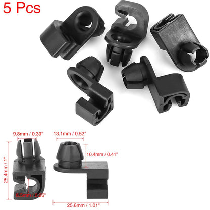 5 x Plastic Hood Prop Rod Clips for Peugeot 206 307 308 408 (2000-2014)