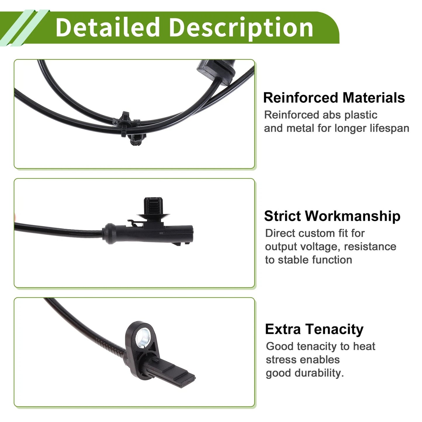LR ABS Wheel Speed Sensor for Ford Fiesta (2011)