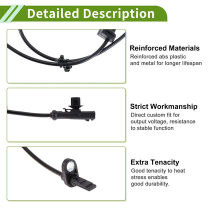 LR ABS Wheel Speed Sensor for Ford Fiesta (2011)