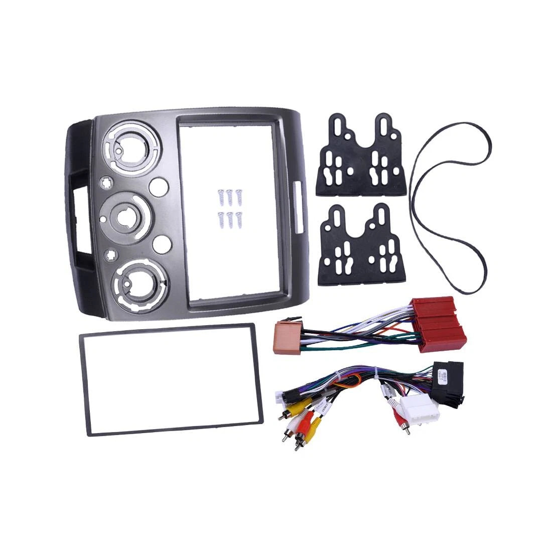 Double DIN Stereo Facia Kit for Ford Ranger, Mazda BT-50 (2006-2023)