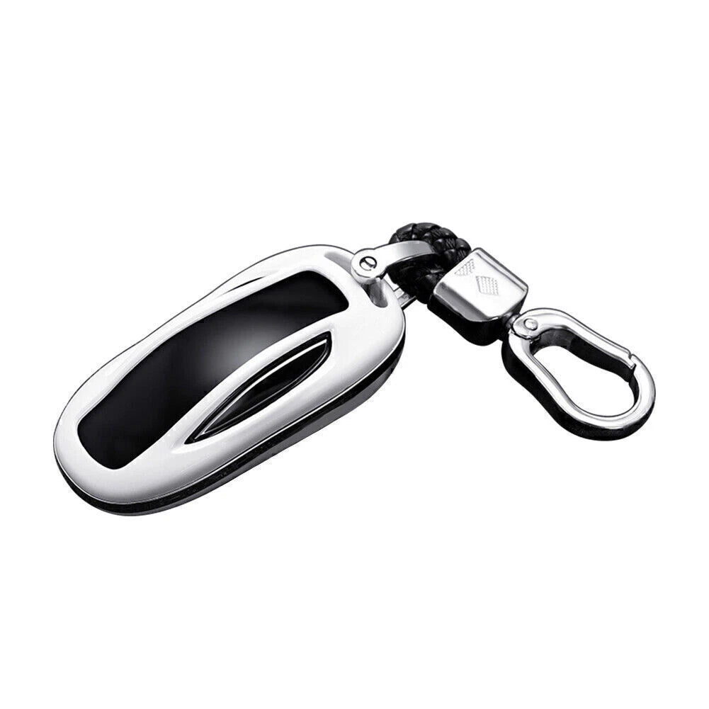 Carbon Fiber Key Fob Case Cover for Tesla Model X (2016-2023)