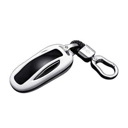 Carbon Fiber Key Fob Case Cover for Tesla Model X (2016-2023)
