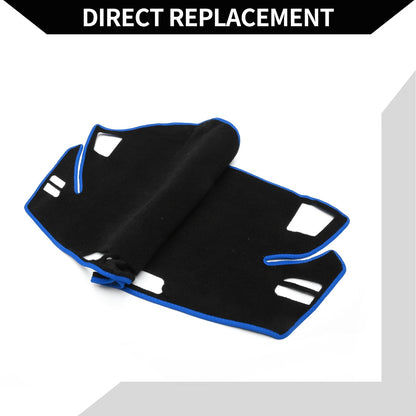 Dashboard Cover Mat for Honda Odyssey 2022-2024 Protector Black Blue 1 Set