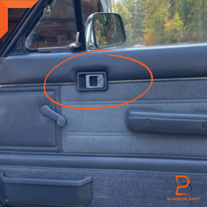 Grey Inner Door Handle Cup Bezel for Toyota Hilux 4Runner (1984-1988)