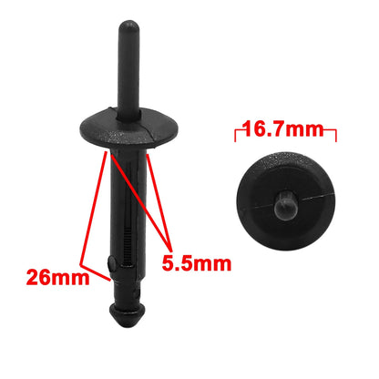 20x 5.5mm Car Panel Rivets Fasteners Bumper Clips for BMW