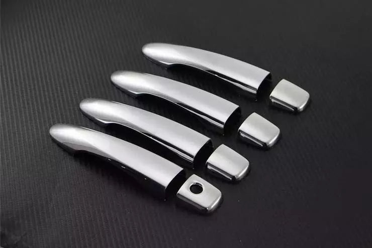 Chrome Door Handle Cover Trim 8 x Pieces for Nissan Qashqai Rogue Sport (2014-2021)