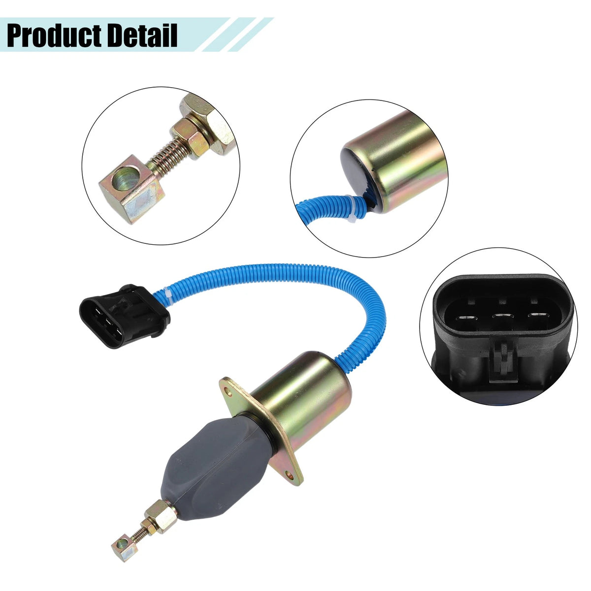 Fuel Shut Off Stop Solenoid Valve 5.9L for Dodge Ram 2500 (1994-1998)