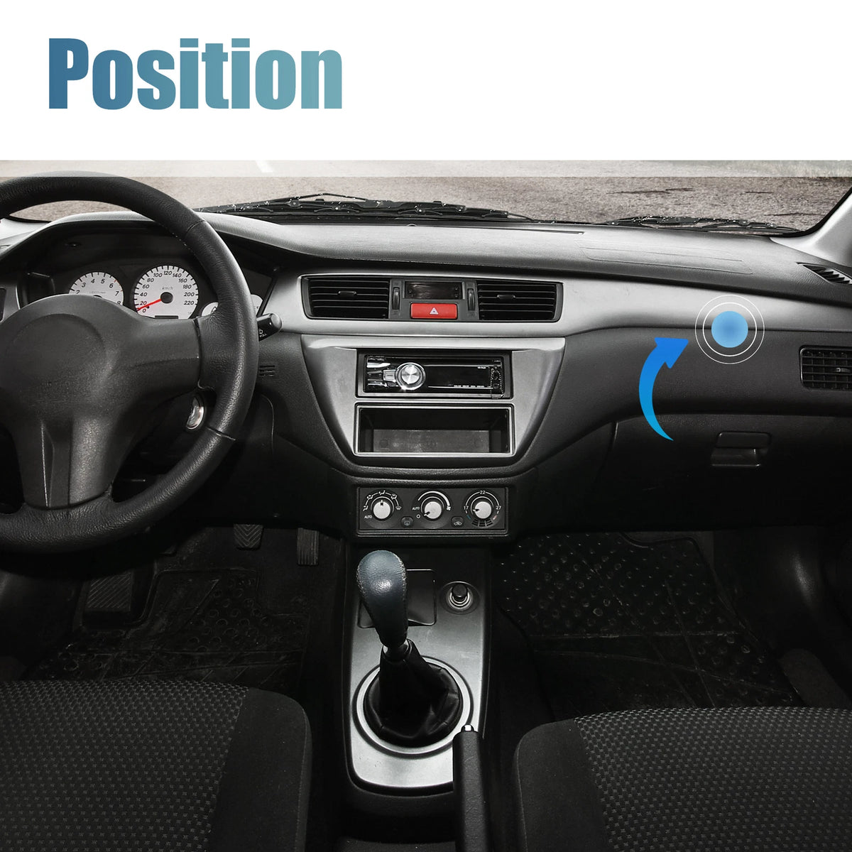 AC Heater Blend Door Actuator for Ford Fiesta 2011-2018 (2 x)