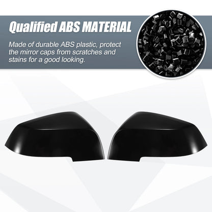 Rearview Mirror Cover Caps Gloss Black for BMW 328i 125i 330i 320i 220i