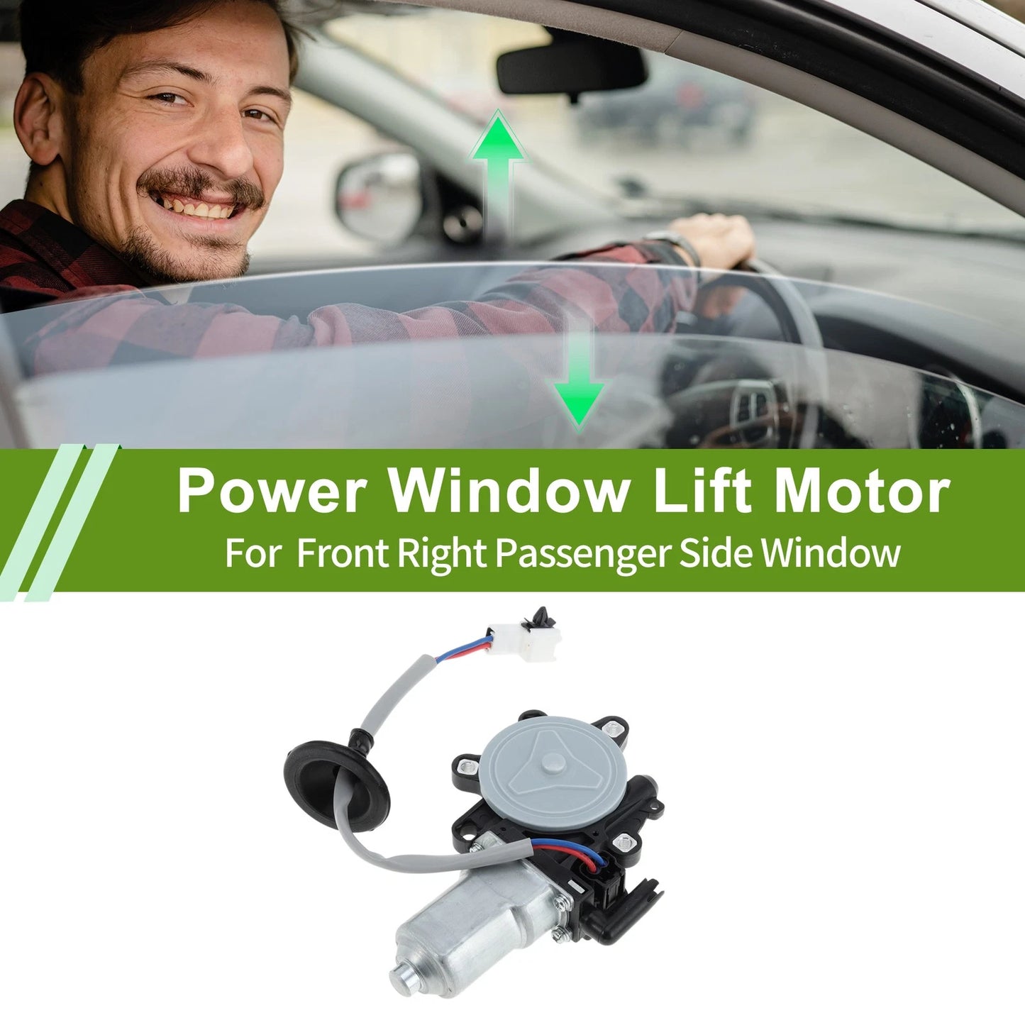 Front Right Power Window Regulator Motor for Nissan Altima (2002-2006)