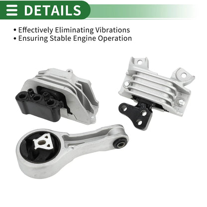 Engine Motor Trans Mount Set for Dodge Grand Caravan (2008-2010)