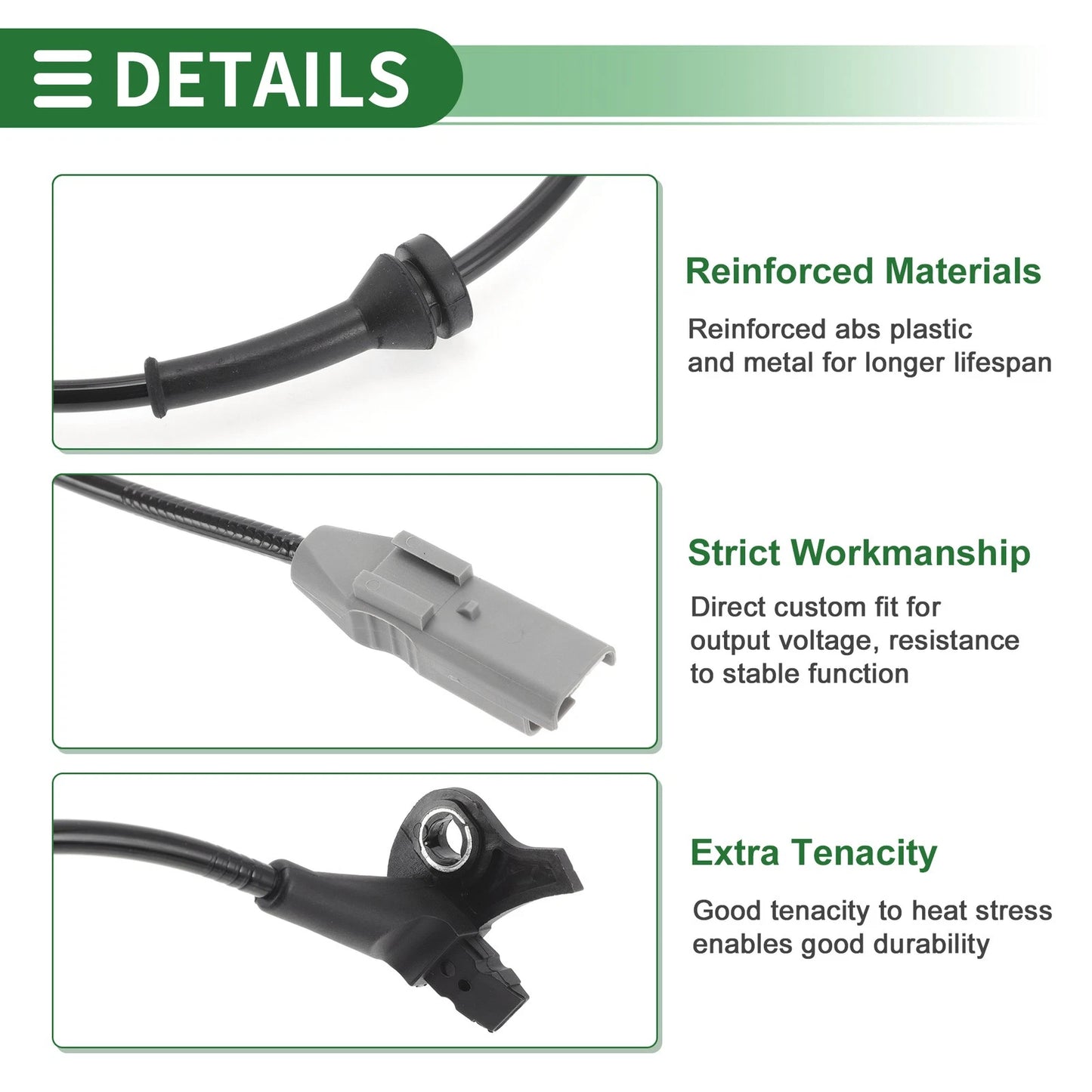 ABS Wheel Speed Sensor for Peugeot 307 (2007-2013)