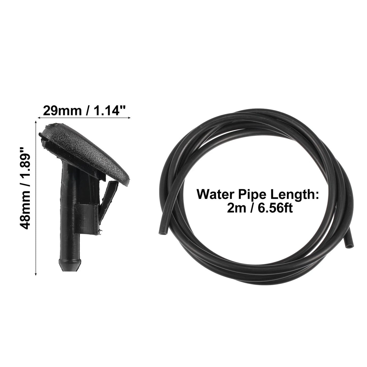 Windshield Washer Nozzle Set for BMW 318i (1992-1998)