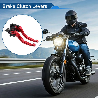 Lever / 1 Pair / Short Brake Clutch Lever for Kawasaki Ninja 500 (2024–2025)