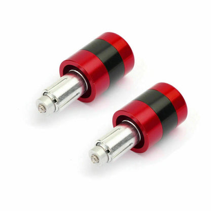 22mm Aluminum Red Motorcycle Handlebar Weights for F1 F2