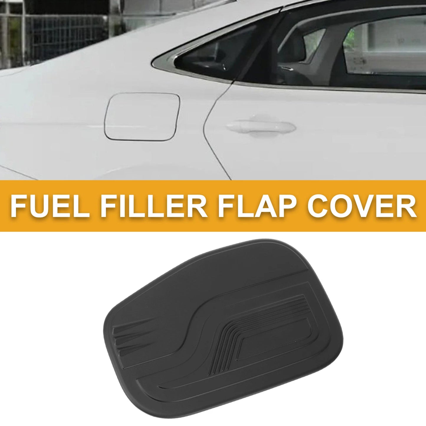 Fuel Tank Door Cap for Ford Ranger 2023-2025 Matte Black