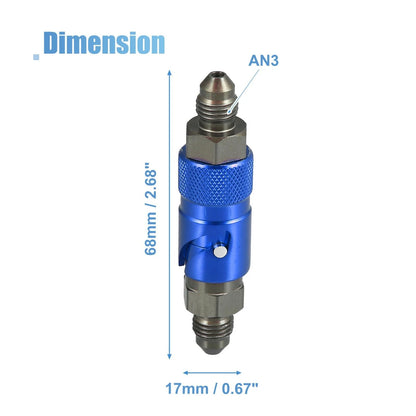 AN3 3AN Quick Release Disconnect Coupling Fitting Blue for Car Motorcycle
