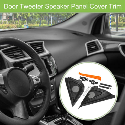 A Pillar Door Tweeter Speaker Cover Trim for Honda Accord (2018-2022) Black