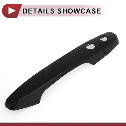Car Door Handle Cover Set for Honda CR-V (2012-2016) Gloss Black ABS