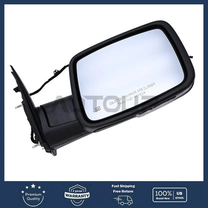 Right Mirror / 1 x Heated Turn Signal + Puddle Light for Ram 1500 Classic 2500