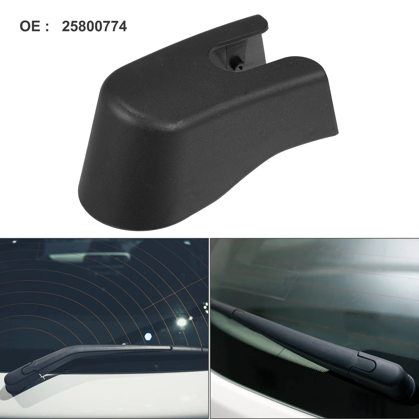 Nut Cover Cap / 1x / Rear Windshield Wiper Arm for Buick Enclave