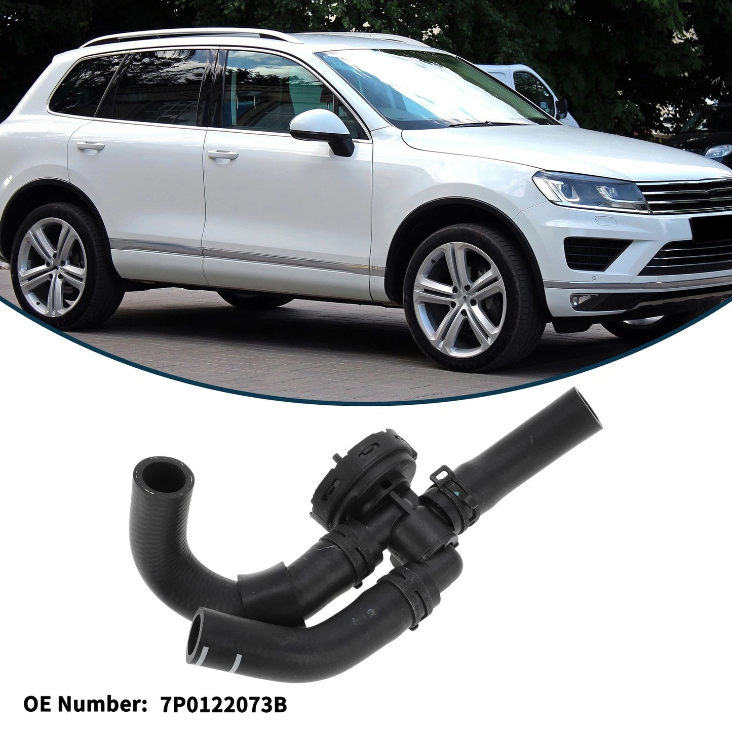 Radiator Hose 3.0L for Porsche Cayenne Coolant Pipe (2011-2014)