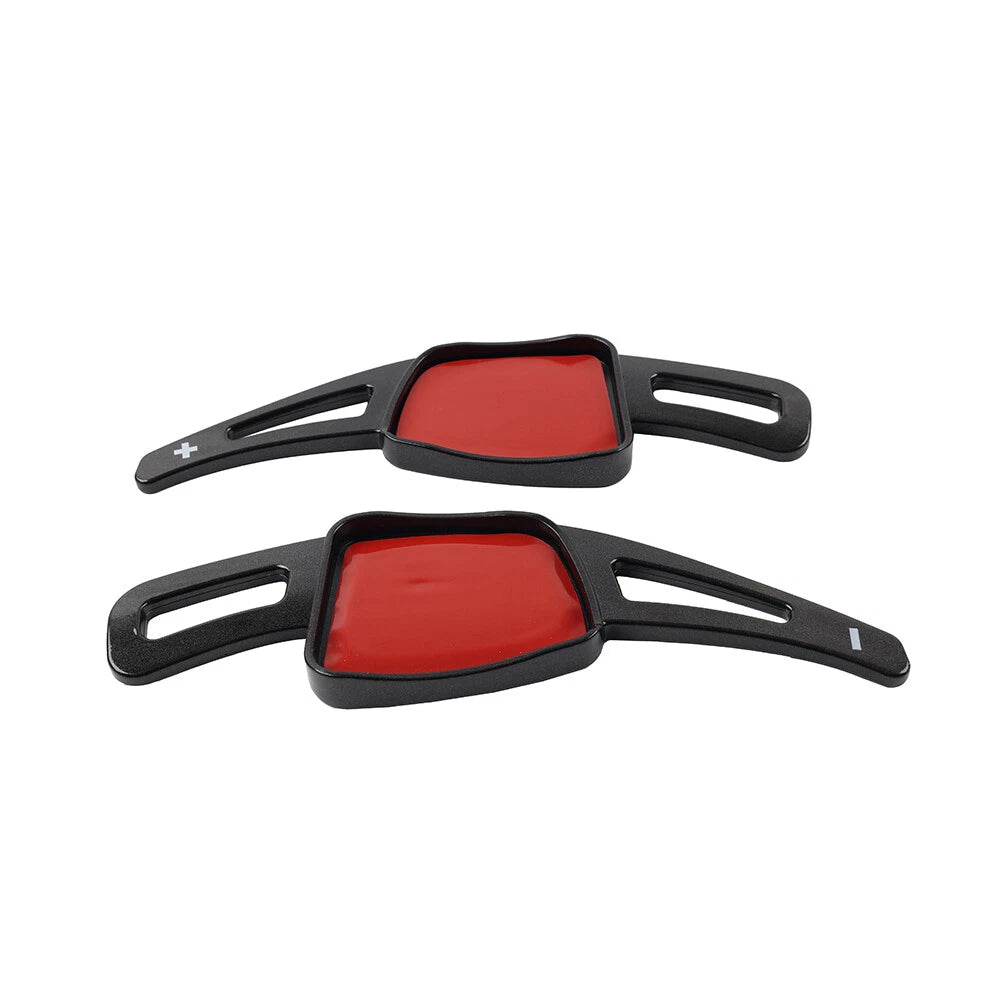 Black Steering Wheel Paddle Shifter Extensions for Audi A3 A4 A5 Q3 Q5 Q7 Q8