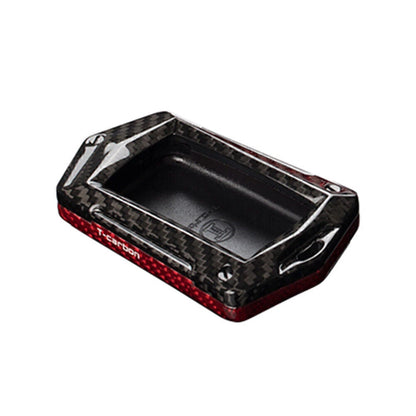 Red & Black Carbon Style Key Fob Case Cover for Land Rover Range Rover XF, XE