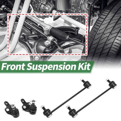4pcs Front Suspension Sway Bar Link Lower Ball Joint for Toyota Camry