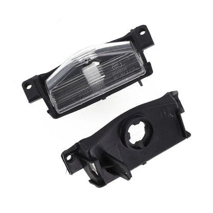 2 x 12V License Plate Light Rear Bumper Lamp Housing Cover for Mazda 3 (2009–2013)