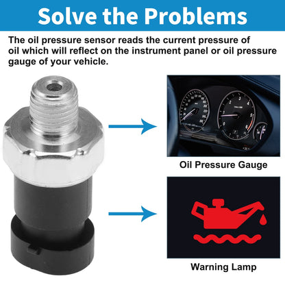 1 x Engine Oil Pressure Sensor for Buick Century (1989–1996)