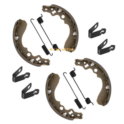 2 x Brake Drum with Bolts & Brake Shoes for Kawasaki Mule 500 550