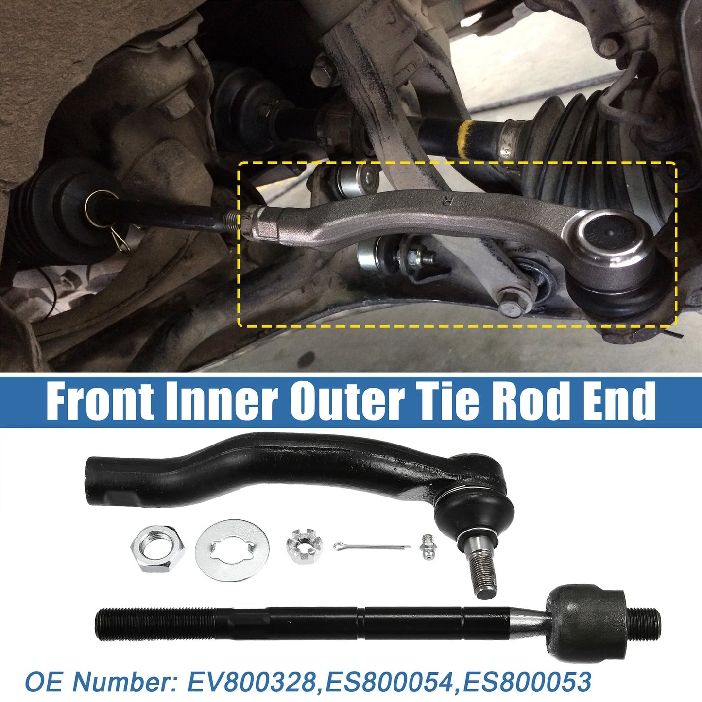 6pcs Tie Rod End Links for Toyota