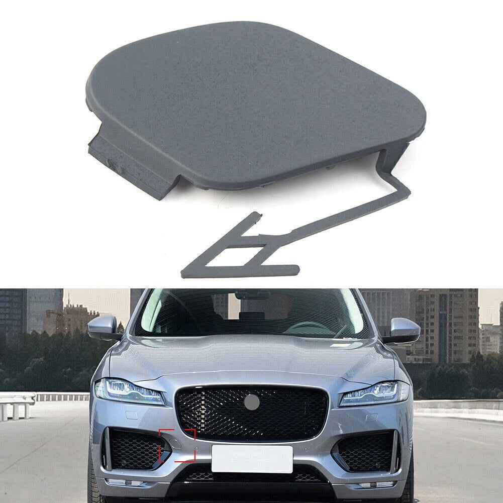 Front Bumper Tow Eye Hook Cover for Jaguar F-Pace (2017-2020)