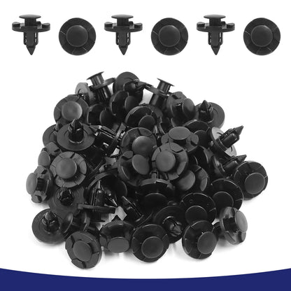 50 x Plastic Push Type Rivet Retainer Clips for Nissan Bumper