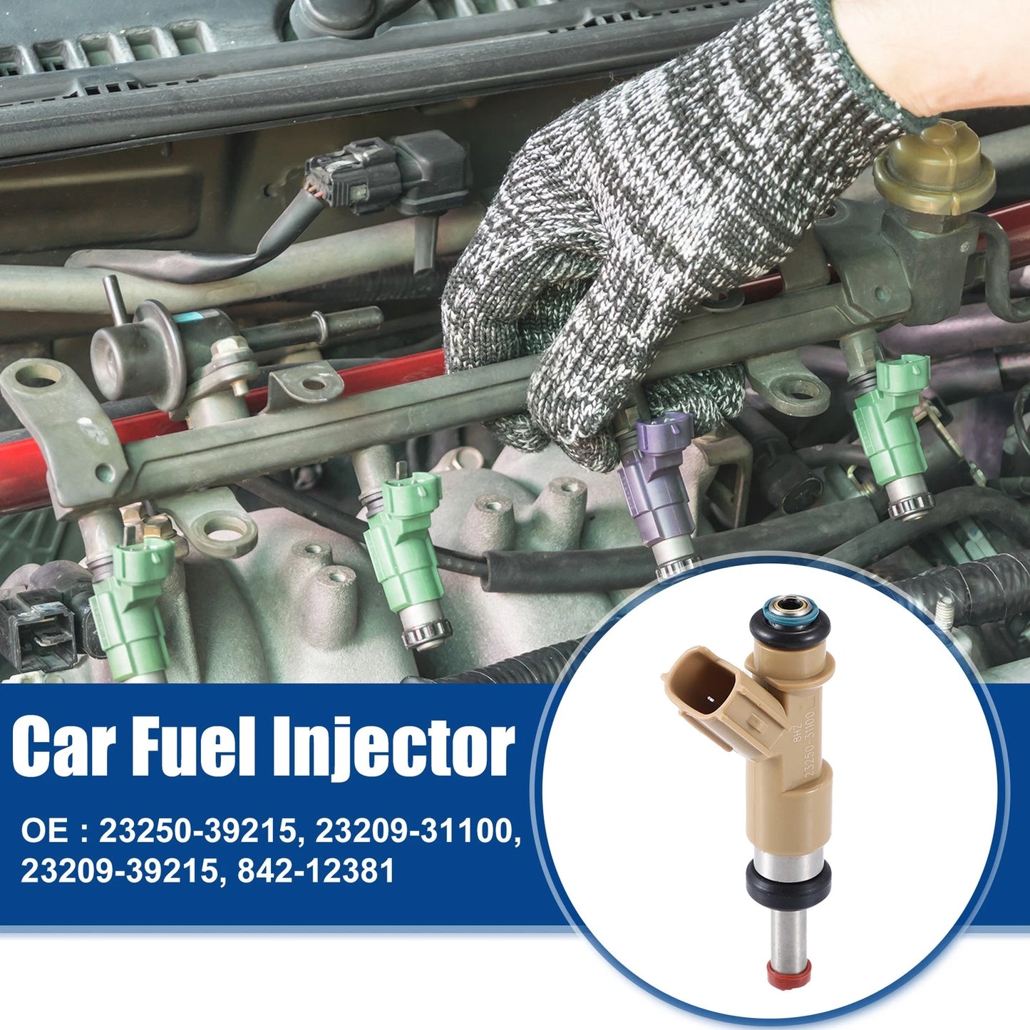 6x Fuel Injector Nozzle for Toyota 4Runner (2010–2019)