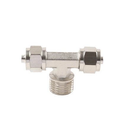 3 x Lock Cylinder Air Pipe Tee Joint 6mm for Tire Changer