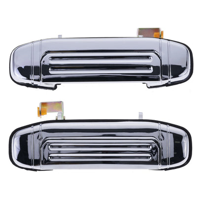 Outer Door Handle Set of 2 for Mitsubishi Pajero (1991-2000) Chrome