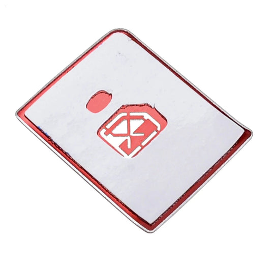 10x Red Power Window Switch Knob Stickers for Toyota Camry (2018-2022)