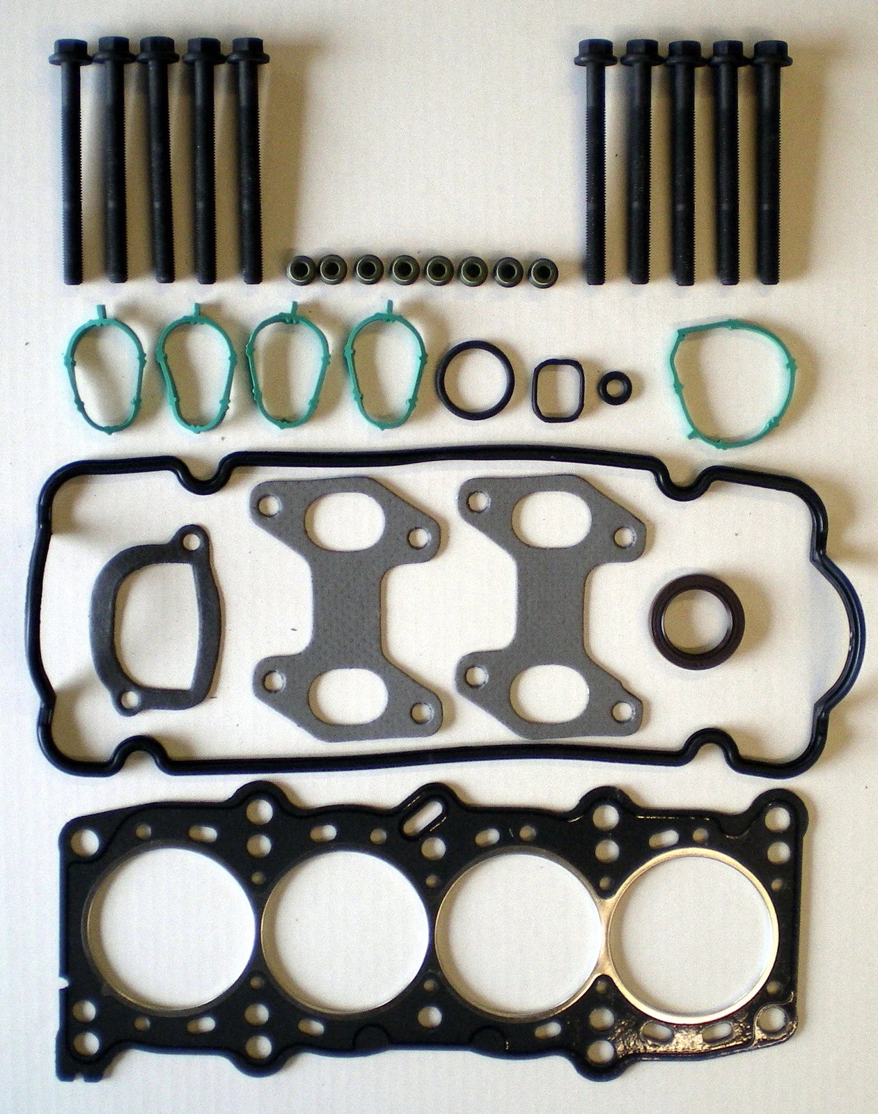 HEAD GASKET SET AND BOLTS for FIAT PUNTO Mk2 SEICENTO PANDA 1.1 1.2 8V