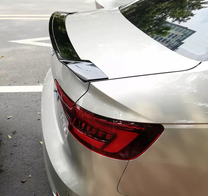 Rear Glossy Black Spoiler for Audi B9 A4 S4 Sedan (2017-2024)