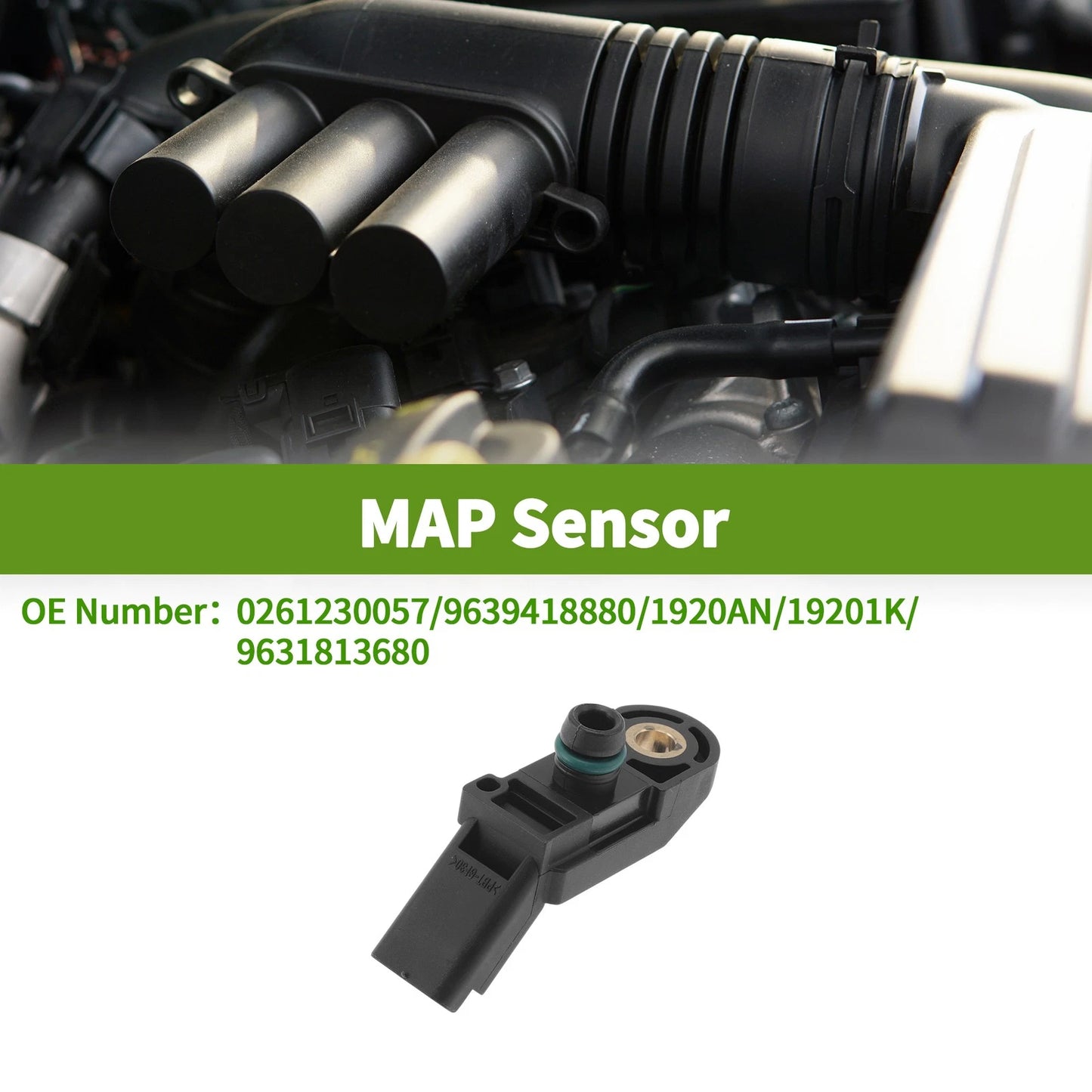 MAP Sensor for PEUGEOT 307 2.0 16V (2001-2008)