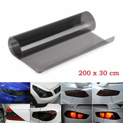 Black Vinyl Film / 1 Roll / Car Film Headlights Tail Lights Tint Vinyl Wrap for Car